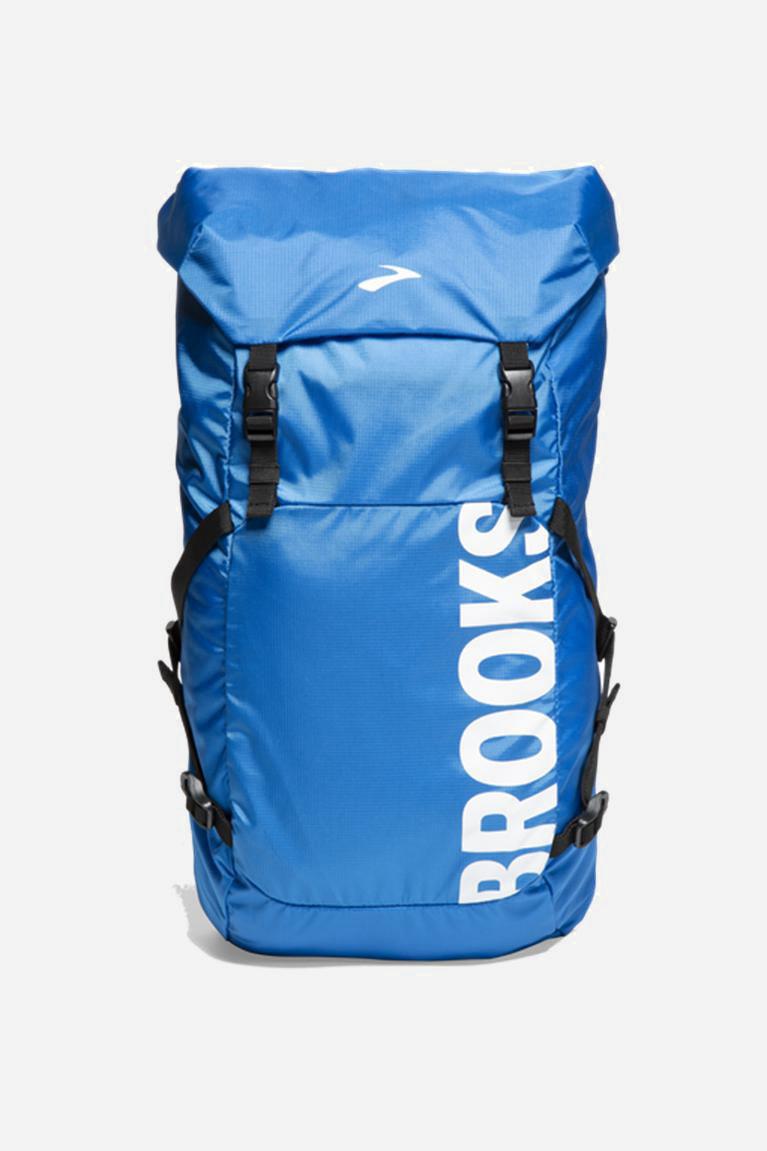 Brooks Stride Pack Løperyggsekk Dame Tilbud - Blå/Svart - Norge (REC092435)